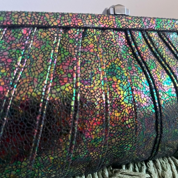 NWOT KOTUR Multicolored Evening Clutch w/ Dust Bag - Picture 4 of 15